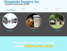 Tablet Screenshot of chesapeakevoyagers.org